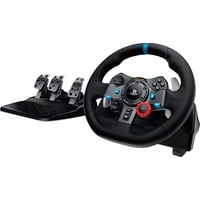 Logitech Logitech G29 Driving Force Racing Wheel Volante da Corsa, Pedali Regolabili, Ritorno di Forza Reale, Comandi Cambio in Acciaio Inossidabile, Volante in Pelle, Presa EU, per PS5, PS4, PC, Mac - Nero Nero, Pedali Regolabili, Ritorno di Forza Reale, Comandi Cambio in Acciaio Inossidabile, Volante in Pelle, Presa EU, per PS5, PS4, PC, Mac - Nero, Sterzo + Pedali, PC, PlayStation 4, PlayStation 5, Playstation 3, D-pad, Analogico, Cablato, USB 2.0