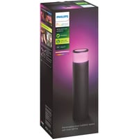 Philips Hue Lampada da palo White & Color Ambiance Calla per esterni, Luce LED Nero