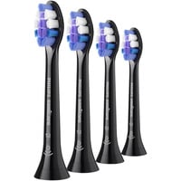 Philips Sonicare S2 Sensitive HX6054/88, confezione da 4, Testina Nero