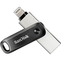 SanDisk iXpand unità flash USB 64 GB USB Type-A / Lightning 3.2 Gen 2 (3.1 Gen 2) Nero, Argento, Chiavetta USB Nero/Argento, 64 GB, USB Type-A / Lightning, 3.2 Gen 2 (3.1 Gen 2), Girevole, Nero, Argento