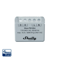 Shelly Shelly Wave PM Mini Z-Wave, Relè grigio
