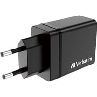 Verbatim 49700 Caricabatterie per dispositivi mobili Universale Nero AC Ricarica rapida Interno Nero, Interno, AC, Nero