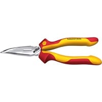 Wiha Pinza piatta tonda Professional electric, Pinza da presa rosso/Giallo