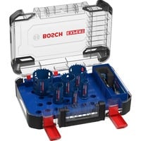 Bosch 2 608 900 445 sega per trapano 6 pz, Sega a tazza Set, Trapano, Mattone, Plastica, Piastrelle morbide in ceramica, Acciaio inox, Legno, 6 cm, 22,25,35,51,60,68 mm, 9 pz