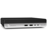 HP EliteDesk 800 G4 DM ricondizionato, Mini-PC Nero/Argento