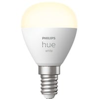 Philips Hue Sferetta - lampadina connessa E14, Lampada a LED Philips Hue White Sferetta - lampadina connessa E14, Lampadina intelligente, Bluetooth/Zigbee, Bianco, LED, E14, P45