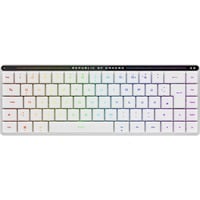 ASUS ROG Falchion RX Low Profile tastiera Gaming USB + RF Wireless + Bluetooth QWERTZ Bianco, Tastiera da gioco bianco, Con cavo e senza cavo, USB + RF Wireless + Bluetooth, Interruttore ottico a chiave, QWERTZ, LED RGB, Bianco