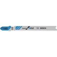 Bosch 2 608 631 965 Jigsaw blade High-Speed Steel (HSS) 100pezzo(i) lama per sega a gattuccio, sega a traforo e sega universale Jigsaw blade, High-Speed Steel (HSS), 9,2 cm, 100 pezzo(i)