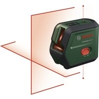 Bosch Laser a linee incrociate UniversalLevel 2 UNI, Attraversare la linea laser verde