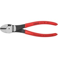 KNIPEX 74 01 180 pinza Pinze da taglio diagonale, Pinze di taglio rosso, Pinze da taglio diagonale, Acciaio al cromo vanadio, Plastica, Rosso, 18 cm, 241 g