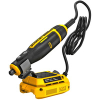 Stanley Mini smerigliatrice/incisore a batteria, 18 Volt, Strumento multi funzione Nero/Giallo