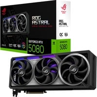 ASUS ROG Astral - -RTX5080-O16G-GAMING NVIDIA GeForce RTX 5080 16 GB GDDR7, Scheda grafica GeForce RTX 5080, 16 GB, GDDR7, 256 bit, 7680 x 4320 Pixel, PCI Express 5.0