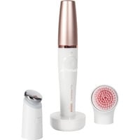 Braun 81636295 epilatore 10 pinzette Bianco, Bronzo grigio/Bronzo, Bianco, Bronzo, 10 pinzette, Guance, Mento, Fronte, Labbro superiore, 0,5 mm, Batteria, 100 - 240V