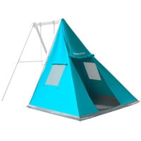 HUDORA Tenda aggiuntiva per altalena Vario beige/Turchese