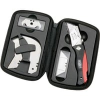 BESSEY DBKPH-SET Taglierino Nero, Rosso Coltello a lama fissa Nero/Rosso, 16 cm, 2,8 cm, 180 g