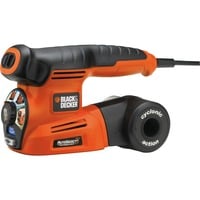 BLACK+DECKER Black + Decker KA280K Multiponceuse Autoselect 2 Vitesses, Multi Sander arancione /Nero, Levigatrice multiuso, 8500 Giri/min, 13000 Giri/min, 220 W, 230 V, 12,5 cm