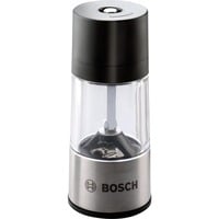 Bosch 1600A001YE Macinapepe Nero, Acciaio inox, Scritto Nero/in acciaio inox, Macinapepe, Nero, Acciaio inox