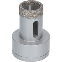 Bosch 2608599031 Fresa a secco diamantata 1 pezzo 25 mm 1 pz. sega per trapano Smerigliatrice Singolo, Smerigliatrice, Pietra, Piastrella, Mattone, Arenaria, Grigio, 3,5 cm, 2,5 cm