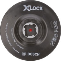 Bosch 2 608 601 722 accessorio per smerigliatrice Platorello, Platorello per levigatrice Platorello, 12,5 cm, Bosch, Nero, 12250 Giri/min, Plastica