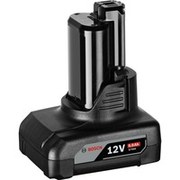 Bosch GBA 12V 6.0AH Batteria Nero, Batteria, Ioni di Litio, 6 Ah, 12 V, BOSCH, Nero