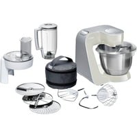 Bosch MUM58L20 robot da cucina 1000 W 3,9 L Grigio, Acciaio inox, Bianco argento/grigio, 3,9 L, Grigio, Acciaio inox, Bianco, Manopola, 1,25 L, 2,7 kg, 1,9 kg