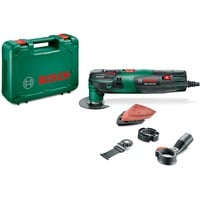 Bosch PMF 250 CES Nero, Verde, Rosso 250 W 20000 OPM, Strumento multi funzione verde, Tagliare, Levigare, Segare, Raschiare, Nero, Verde, Rosso, 20000 OPM, 15000 OPM, 1,4°, AC