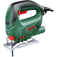 Bosch PST 650 seghetto elettrico 3100 spm (fogli per minuto) 500 W 1,6 kg, Puzzle verde/Nero, Maniglia superiore, Nero, Verde, 45°, Acciaio, 3100 spm (fogli per minuto), 6,5 cm