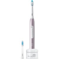 Braun Pulsonic Slim Luxe 4100 Adulto Spazzolino elettrico sonico Rose Gold, Spazzolino da denti elettrico Oro rosa, Adulto, Spazzolino elettrico sonico, Cura quotidiana, Sensibile, Sbiancante, 62000 movimenti per minuto, Rose Gold, 2 min