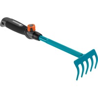 GARDENA 8925-20 non classificato, Rastrello a mano turchese/Nero, Rastrello a mano, Acciaio, Duroplast, Negro/Arancione, 1 pezzo(i), 85 mm