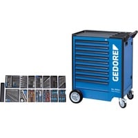 GEDORE 2657708 carrello portattrezzo, Carrelli per attrezzi blu/Nero, 117,1 kg