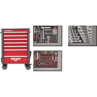 GEDORE R22071004 carrello portattrezzo, Carrelli per attrezzi rosso, 51 mm, 93,6 kg