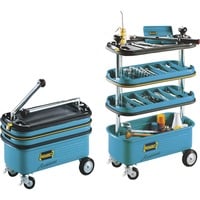 Hazet Assistent 166N, Carrelli per attrezzi blu/Nero, Nero, Blu, 300 kg, 350 mm, 680 mm, 965 mm, 24,5 kg