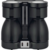 Krups KT8501 Automatica/Manuale Macchina da caffè con filtro, Macchina fa filtro Nero, Macchina da caffè con filtro, Caffè macinato, 1700 W, Nero