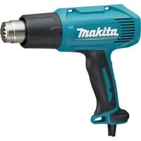 Makita HG6031VK pistola a caldo 500 l/min 600 °C 1800 W Nero, Blu, Soffiatore d'aria calda blu/Nero, Nero, Blu, 500 l/min, 600 °C, 250 l/min, 50 °C, AC