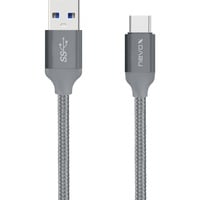 Nevox 1457 cavo USB argento, 5000 Mbit/s
