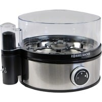 Rommelsbacher ER 400 Pentolino per uova 7 uovo/uova 400 W Nero, Acciaio inossidabile, Trasparente, Cuociuova accaio/Nero, 205 mm, 175 mm, 135 mm, 800 g, 230 V