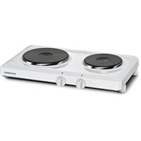 Rommelsbacher THS 2590 Bianco Superficie piana Piastra sigillata 2 Fornello(i), Piastra riscaldante bianco, Bianco, Superficie piana, Piastra sigillata, Smaltato, 2 Fornello(i), 2 Fornello(i)