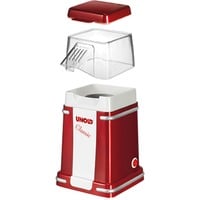 Unold Classic macchina per popcorn Rosso, Argento, Bianco 900 W rosso/Bianco, Rosso, Argento, Bianco, 100 g, Plastica, Pulsanti, 0,85 m, CE;REACH;LFBG;ROHS