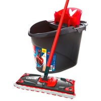 Vileda Mocio ULTRAMAX 2in1 set completo, Tergipavimento Nero/Rosso
