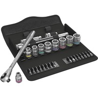 Wera 8100 SB 7 Set di chiavi a bussola, Set di strumenti Set di chiavi a bussola, Nero, Cromo, CE, Manico della chiave a cricchetto, 1 pezzo(i), 3/8"