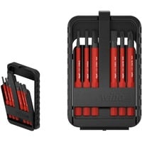 Wiha Set di punte slimBit electric, a taglio e PZ, Set di bit rosso