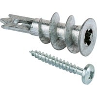 fischer GKM 27 100 pezzo(i) 3,1 cm, Tassello argento, Blocco di gesso, Metallo, Argento, PZ2, 3,1 cm, 3,5 cm
