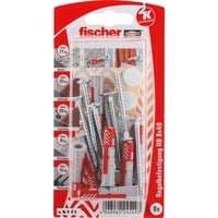 fischer Tassello DUOPOWER 8x40 RB K grigio chiaro/Rosso