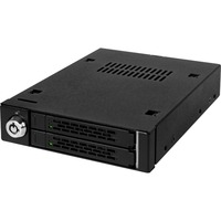 Icy Dock MB992SK-B docking station per unità di archiviazione, Inquadramento Nero, HDD, SSD, SATA, Seriale ATA II, Serial ATA III, 2.5", 6 Gbit/s, Metallo, HDD, Potenza