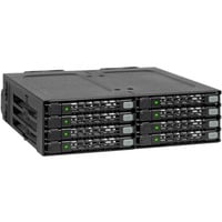 Icy Dock MB998SP-B array di dischi Nero, Inquadramento Nero, 875 g, Nero