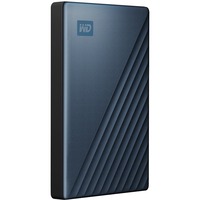 WD WDBFTM0040BBL-WESN disco rigido esterno 4000 GB Nero, Blu, Hard-disk blu/Nero, 4000 GB, 3.2 Gen 1 (3.1 Gen 1), Nero, Blu