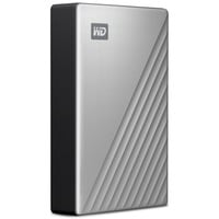 WD WDBFTM0040BSL-WESN disco rigido esterno 4000 GB Argento, Hard-disk argento/Nero, 4000 GB, 3.2 Gen 1 (3.1 Gen 1), Argento