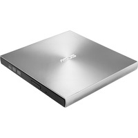 ASUS ZenDrive U9M lettore di disco ottico DVD±RW Argento, masterizzatore DVD esterno argento, Argento, Vassoio, Orizzontale, Computer portatile, DVD±RW, USB 2.0