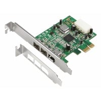 Dawicontrol DC-FW800 FireWire PCIe Hostadapter scheda di interfaccia e adattatore, Controllore PCIe, TI082AA2 / TI081BA3, 800 Mbit/s, Cablato, Windows 2000/2003/XP/Vista, Bulk