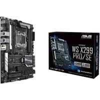 ASUS WS X299 PRO/SE Intel® X299 LGA 2066 (Socket R4) ATX, Scheda madre Intel, LGA 2066 (Socket R4), Serie Intel® Core™, DDR4-SDRAM, 256 GB, DIMM